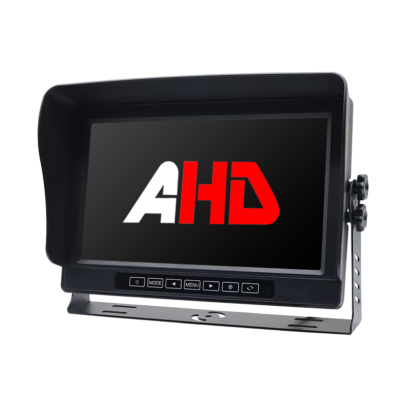 10.1 นิ้ว IP69K กันน้ำ 2CH AHD อินพุตปุ่มสัมผัสจอภาพยานพาหนะ