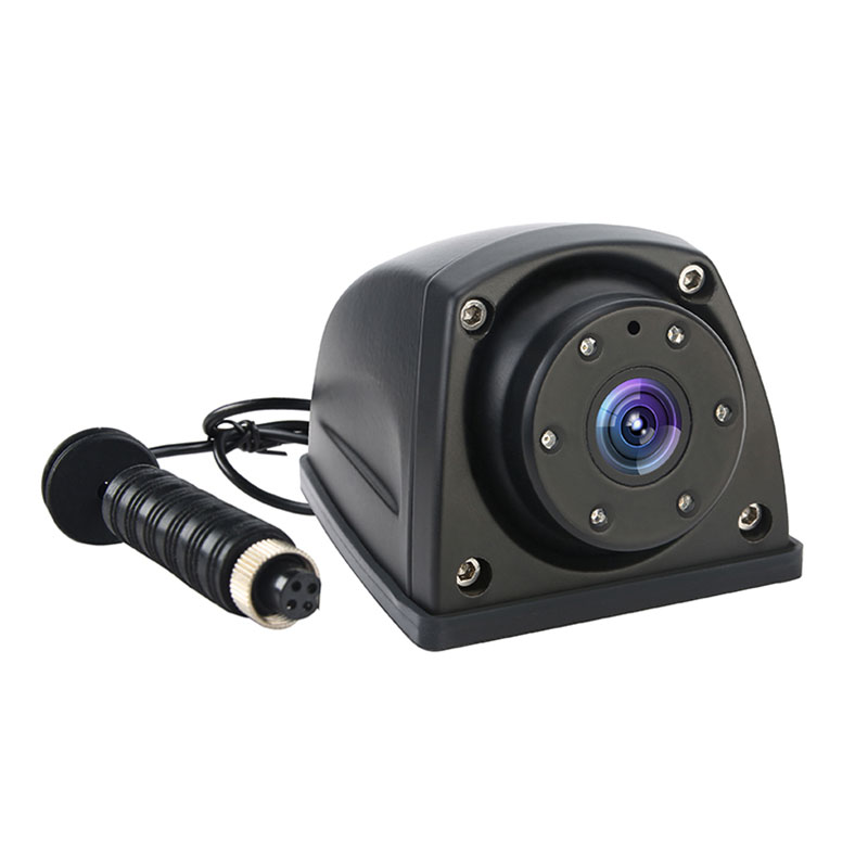 กล้องมองข้าง AHD 1080P สำหรับรถบรรทุกพร้อมมุมกว้าง 140 องศาและ IP69K