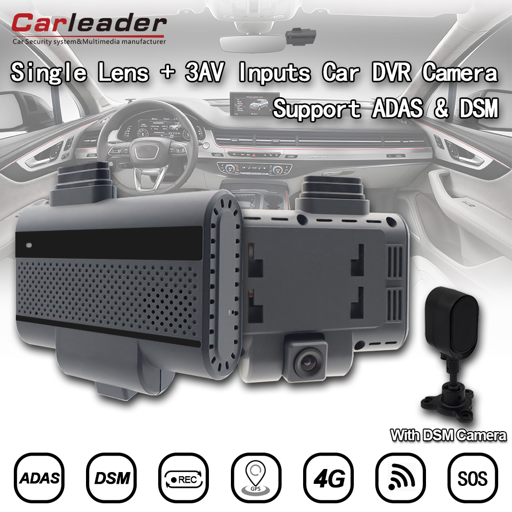 รถ DVR Drive กล้องบันทึกวิดีโอพร้อม ADAS DSM