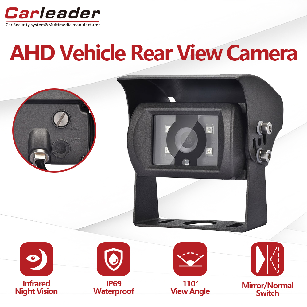 AHD 1080p IP69K รถกันน้ำมุมมองด้านหลังกล้อง