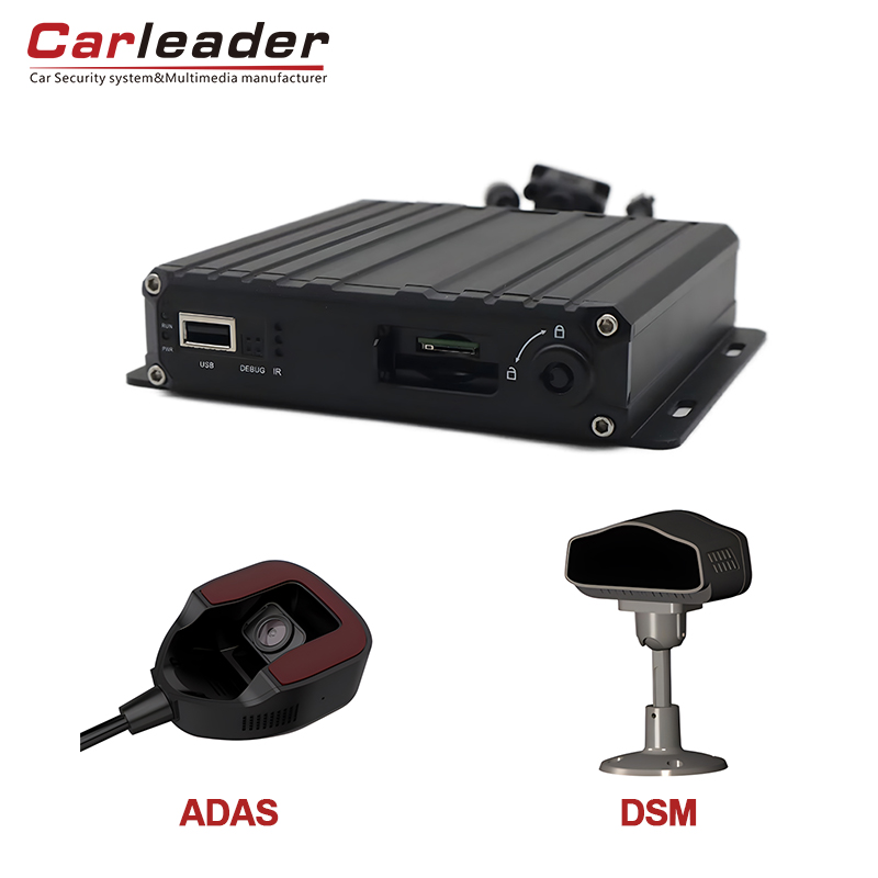 Carleader 4CH AI DVR มือถืออัจฉริยะพร้อมกล้อง DSM และ ADAS - สมาร์ทไลฟ์สมาร์ทไดรฟ์