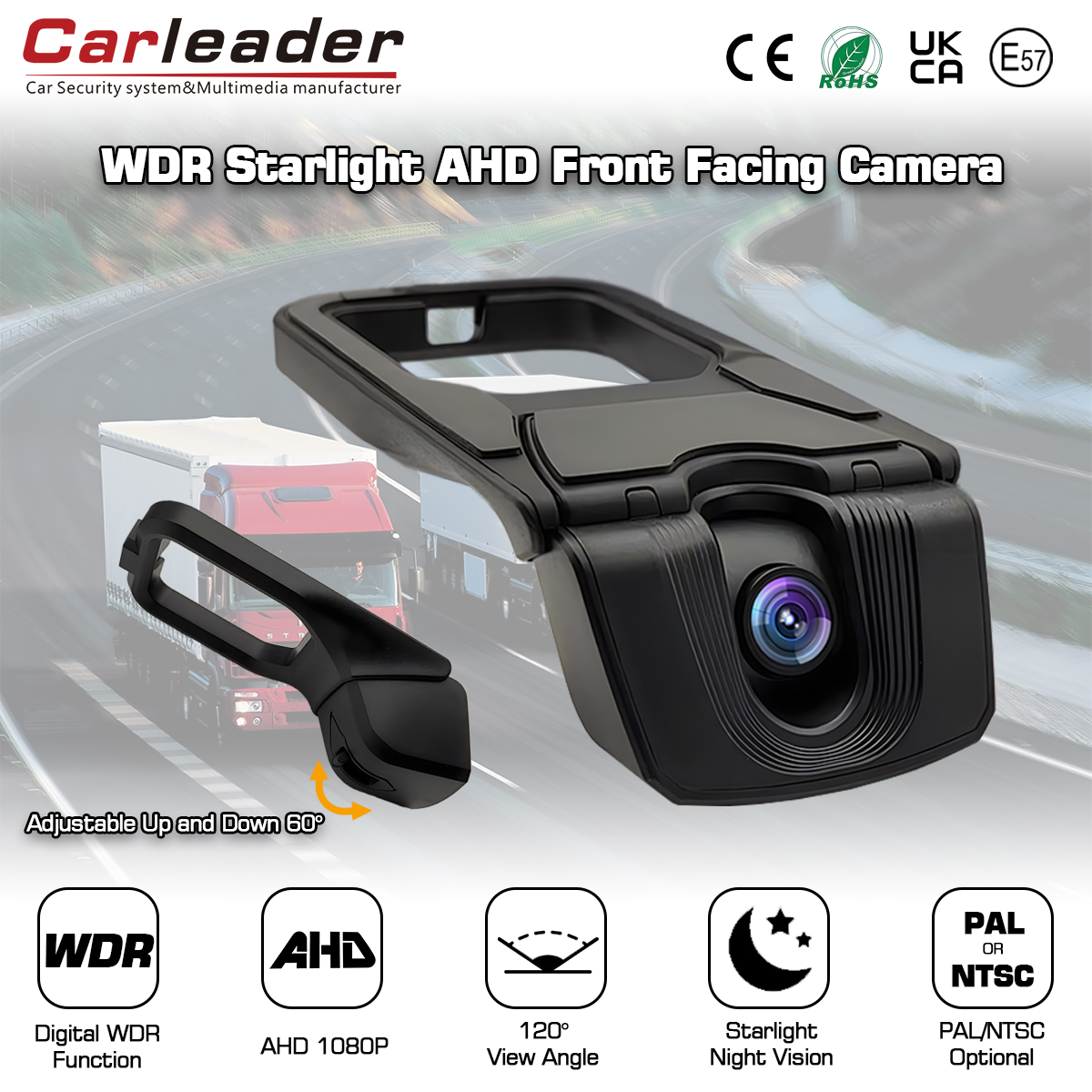 กล้องมองหน้า Starlight Vision ของ Carleader พร้อมฟังก์ชัน Digital WDR