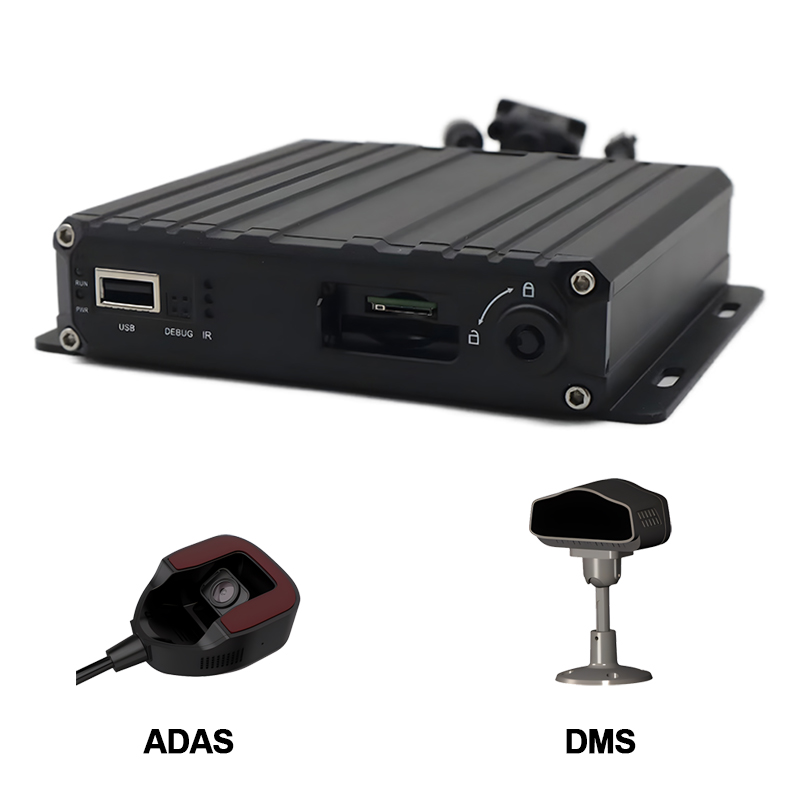Carleader 4CH AI DVR มือถืออัจฉริยะพร้อมกล้อง DSM และ ADAS