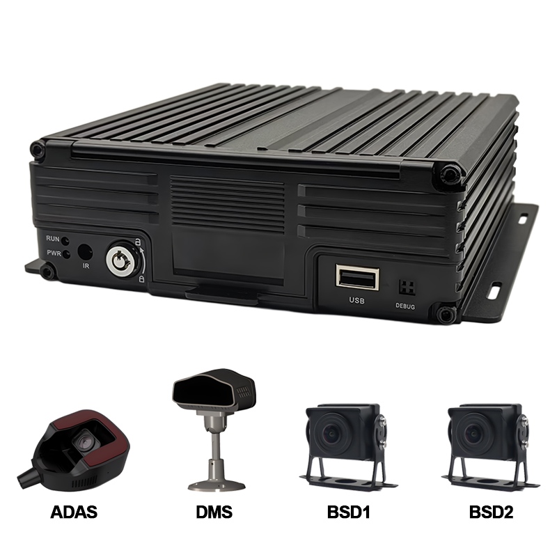 ยกระดับการจัดการความปลอดภัยกลุ่มยานพาหนะของคุณด้วย Carleader 8CH AI HDD Mobile DVR รองรับ ADAS+DMS+BSD