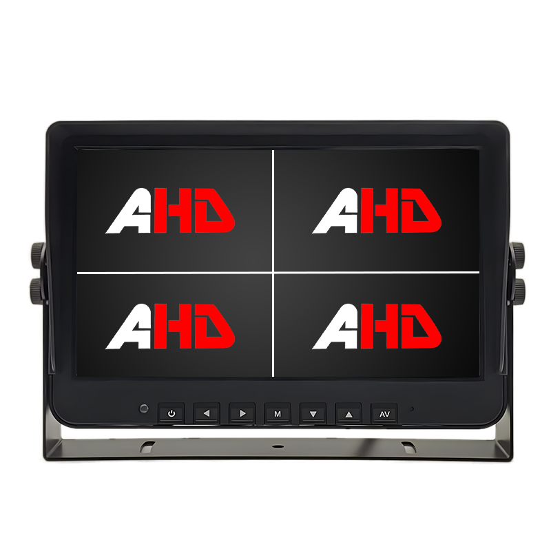Carleader 10.1 นิ้ว 4CH Quad Display จอภาพ AHD สำหรับยานพาหนะหนัก