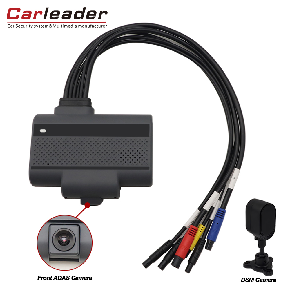 เพิ่มความปลอดภัยให้กับยานพาหนะด้วย Carleader 4CH AI ขับเคลื่อน ADAS+DSM Dash Camera รองรับเอาต์พุตวิดีโอ