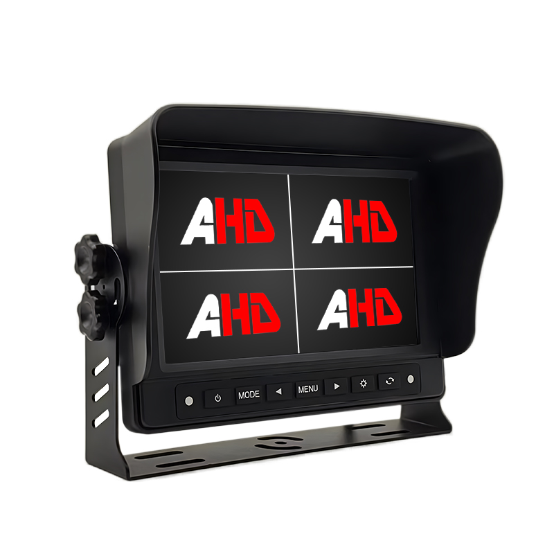 Carleader 7 นิ้วกันน้ำ Quad Split Display Heavy Duty Truck Monitor