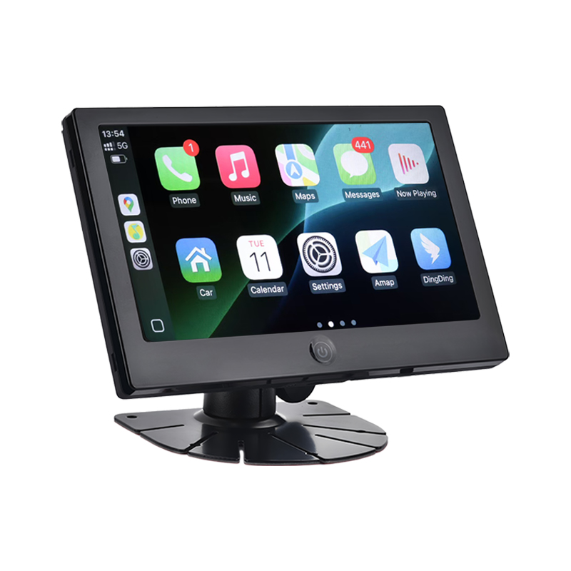 Carleader 7 นิ้ว IPS Commercial Vehicle AHD Monitor รองรับ CarPlay มัลติมีเดีย Carleader 7 นิ้ว IPS Commercial Vehicle AHD Monitor รองรับ CarPlay มัลติมีเดีย