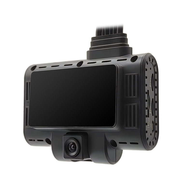 กล้อง DVR AI Dash 3CH พร้อม 4G GPS, ADAS, DSM และ WiFi สำหรับยานพาหนะฟลีท