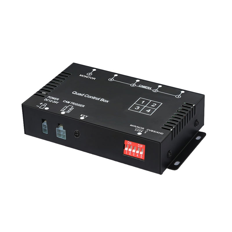 4CH AHD 720P/CVBS ตัวแยกวิดีโอยานพาหนะสำหรับระบบกล้องรถบรรทุก