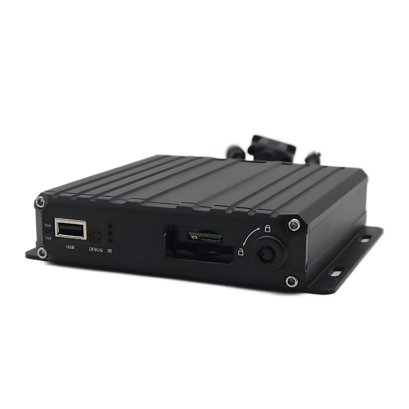 4CH AHD SD AI Mobile DVR พร้อม 4G GPS WiFi, ADAS DSM BSD สำหรับรถยนต์เพื่อการพาณิชย์