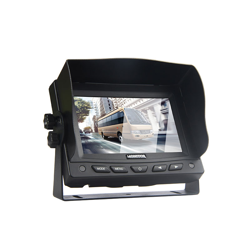 5 นิ้ว TFT LCD Heavy Duty Vehicle Dash Mount Monitor