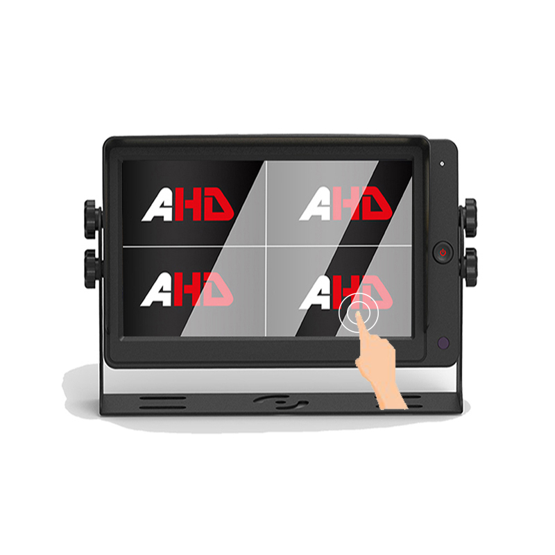 7 นิ้ว 4CH Quad Split Display หน้าจอสัมผัส AHD Monitor