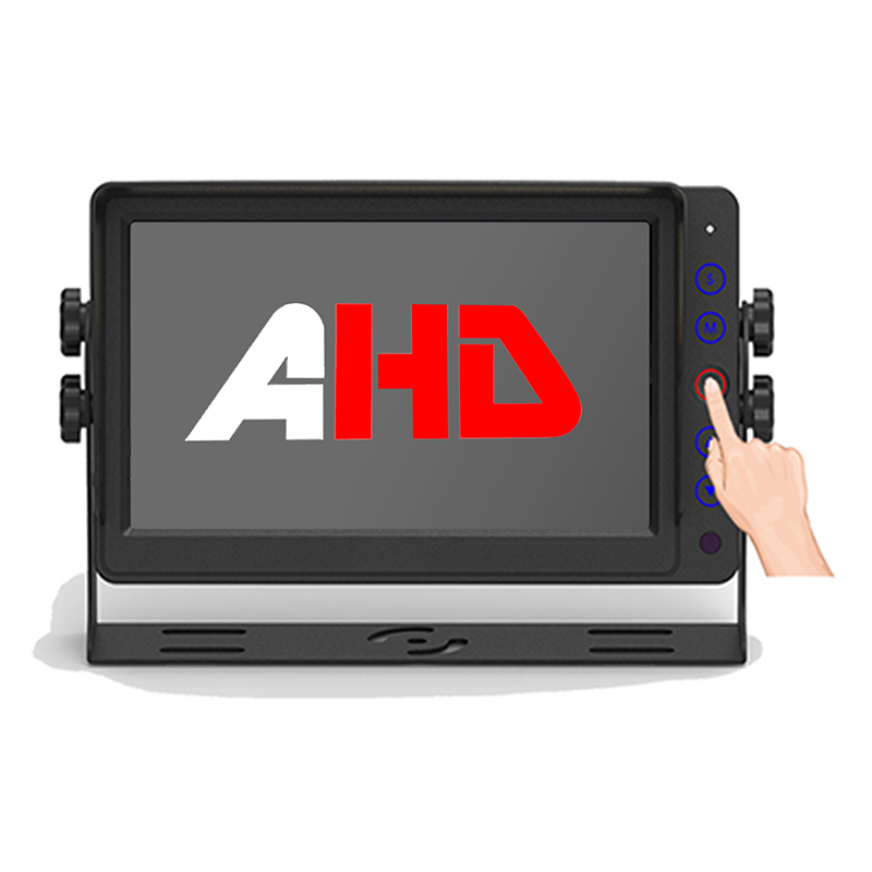 จอภาพรถยนต์เพื่อการพาณิชย์ขนาด 7 นิ้วพร้อมอินพุตวิดีโอ AHD และรีโมทคอนโทรล