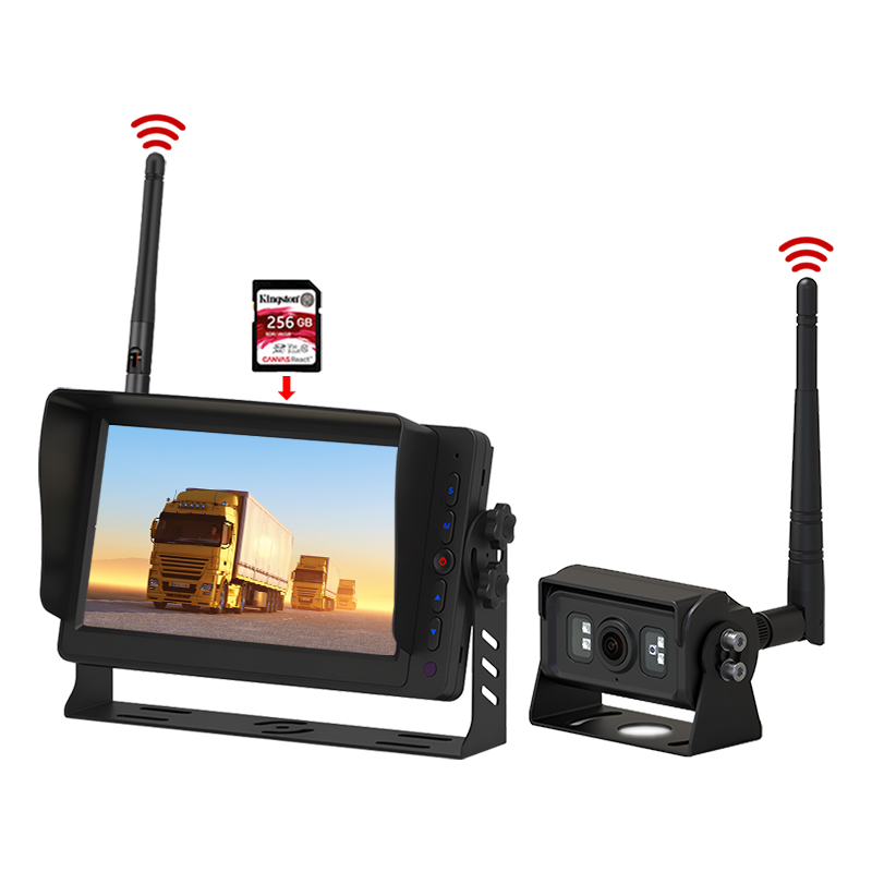 การบันทึก DVR 7 นิ้ว 2.4GHz ระบบตรวจสอบไร้สายดิจิตอล