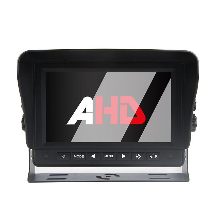จอภาพ AHD แบบถอยหลังสำหรับงานหนักขนาด 7 นิ้วเหมาะสำหรับรถยนต์เพื่อการพาณิชย์