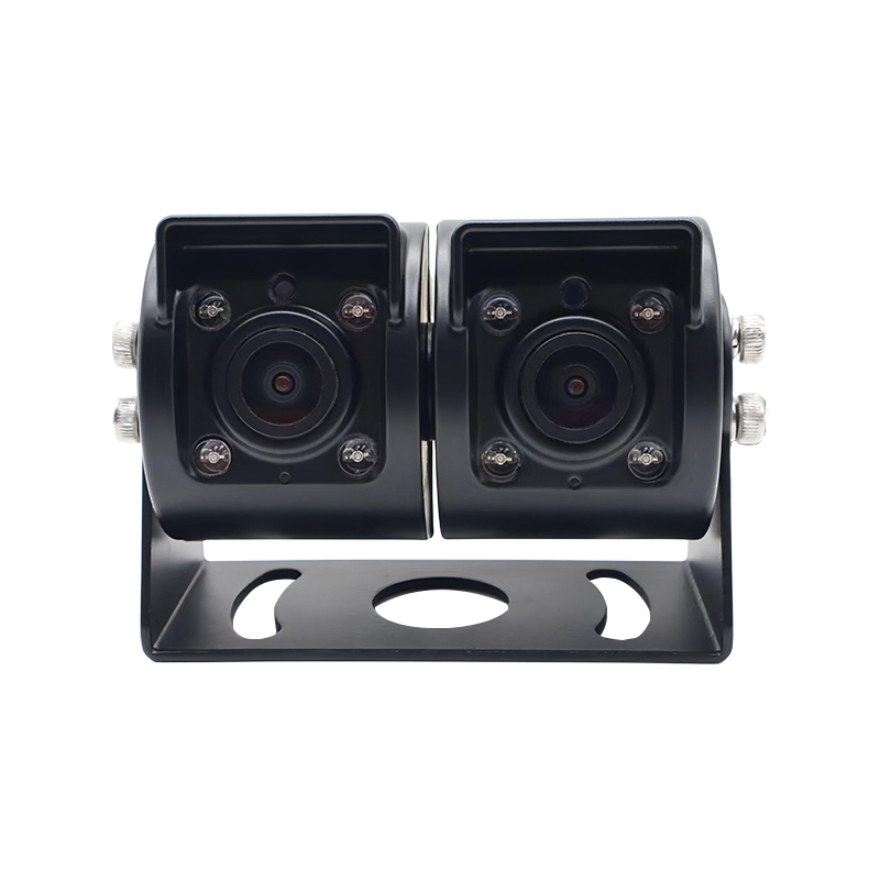 กล้องรถบรรทุกเลนส์คู่พร้อมการปรับเลนส์อิสระและ IR Night Vision