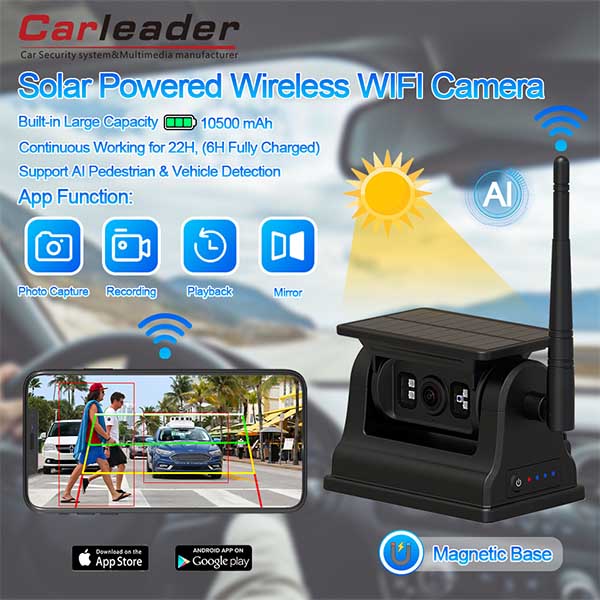 AI Solar Powered Wifi Camera